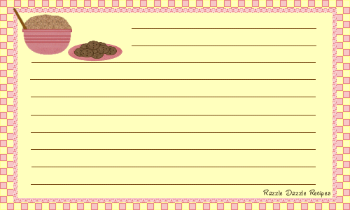 free recipe cards