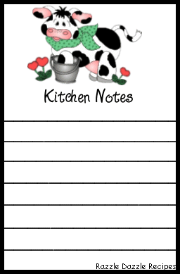 free recipe cards