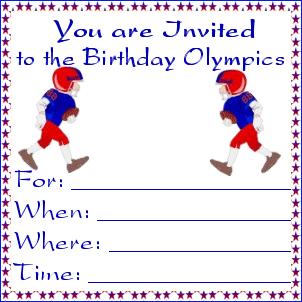 children's birthday invitations
